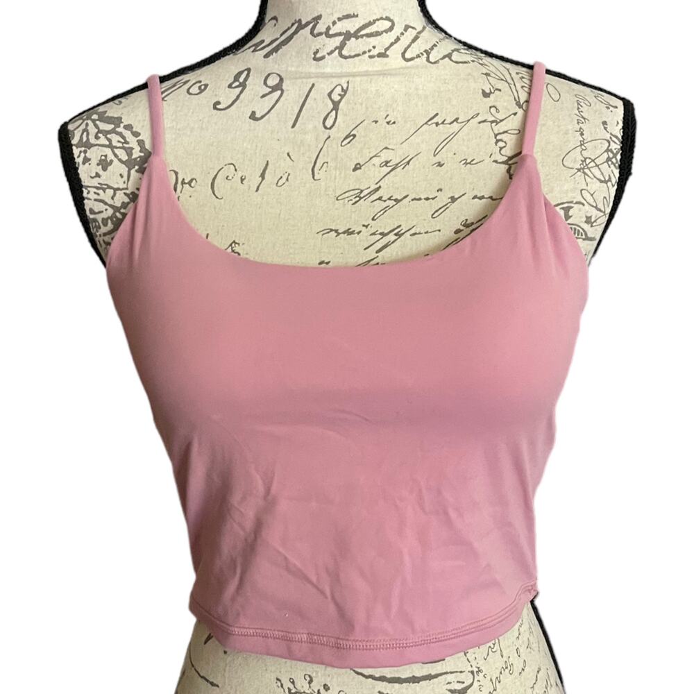 Yoga Pink Fitness Gym Tank Bra Size Large NWOT